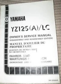 YAMAHA YZ125 (A)/LC 1990 Owner's Service Manual  3SR-28199-80  #B156