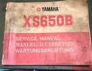 YAMAHA XS650B  XS650 B 1975 Service Manual 447-28197-81  #B209