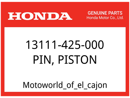 HONDA XL XR PISTON PIN 13111-425-0-00