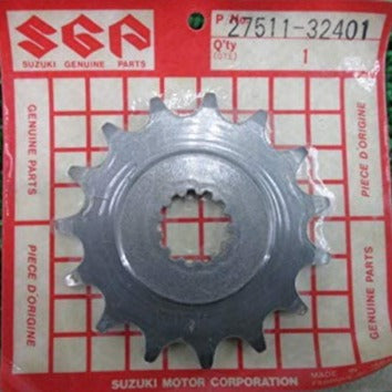 SUZUKI DR250 DR370 DR500 GN250 SP370 SP400 SP500 Factory Engine Sprocket 15T 27511-32401 / 27511-32400