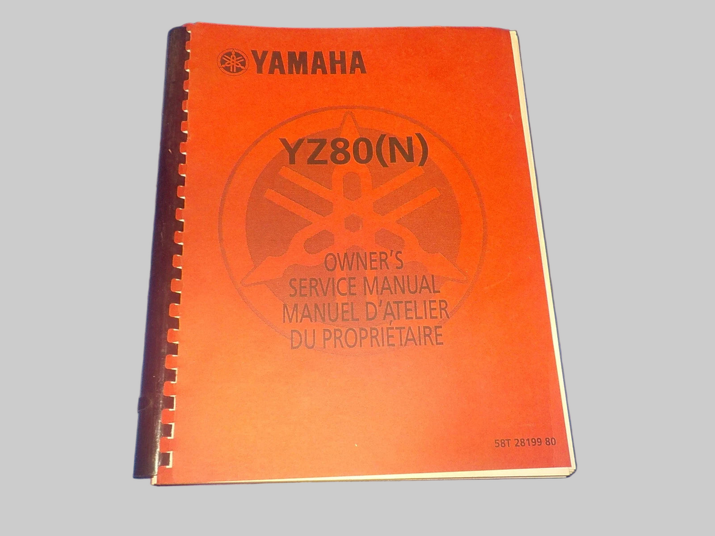 YAMAHA YZ80N  YZ80 N  1985  Owner's Service Manual  58T-28199-80  #1161