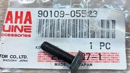 Y AMAHA  SPECIAL BOLT  90109-05523