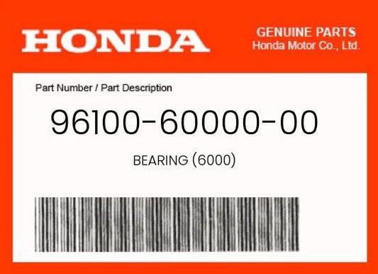 hHONDA  CLUTCH  BEARING  96100-600-000