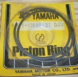YAMAHA 1981 YZ80 PISTON RING SET .50 mm OVER SIZE 4v1-11601-21