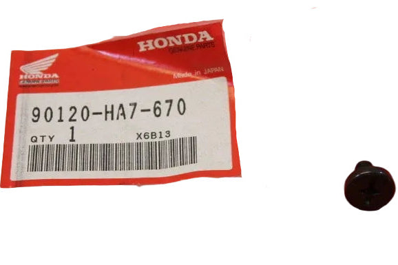 HONDA  ATC125 ATC200 ATC250 TRX125 TRX200 TRX250 TRX300 TRX350 Splash Guard Screw 90120-HA7-670 / 90102-HB6-000
