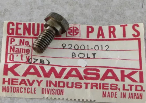 KAWASAKI AR80 KD80 KLF110 KZ900 Z1 Factory Gear Change Drum Lever Bolt  92001-012 / 92150-1450