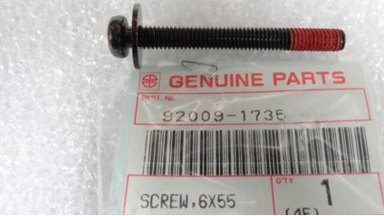 KAWASAKI KAF620 ZX900 Factory Screw  6x55  92009-1735