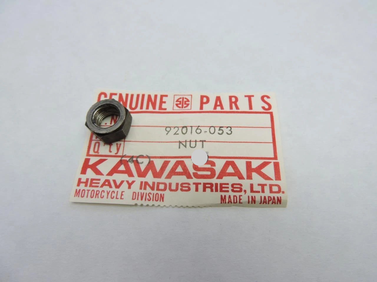 KAWASAKI KZ400 Factory Connecting Rod Nut  92016-053
