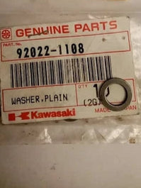 KAWASAKI KLT KLX KR KZ ZN ZX Factory Camshaft Plain Washer   92022-1108