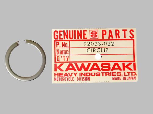 KAWASAKI F5 F6 F7 F8 KD175 KE175 Factory Kick Start Gear Retaining Circlip 92033-022