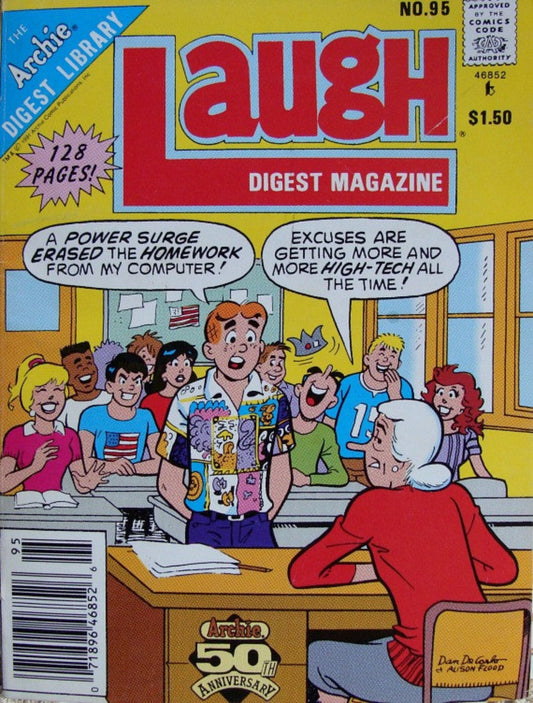 LAUGH  COMICS DIGEST MAGAZINE 128 PAGES  # 95