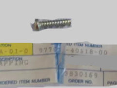 YAMAHA Factory Hardware - Screws, Bolts, Washers, etc. 97701-40518