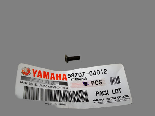 YAMAHA Factory Hardware - Screws, Bolts, Washers, etc. 98707-04012