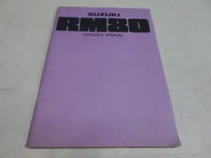 SUZUKI RM80 1977 Owner's Manual 99011-41650 #A22
