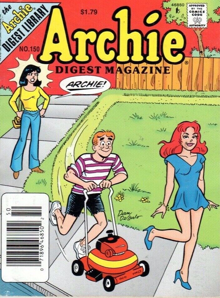 ARCHIE ANDREWS COMICS DIGEST MAGAZINE 128 PAGES # 150 – Pro-Formance Cycle