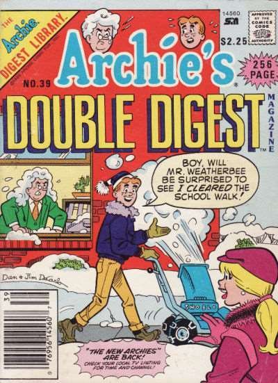 ARCHIE FORMAT DOUBLE COMICS DIGEST MAGAZINE IN FRENCH # 39