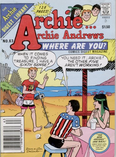 ARCHIE ANDREWS  COMICS DIGEST MAGAZINE 128 PAGES  # 63 (Copy)