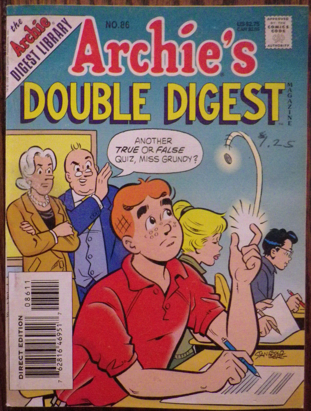 ARCHIE FORMAT DOUBLE  DIGEST MAGAZINE  PAGES 256  # 86