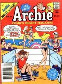 ARCHIE ANDREWS  COMICS DIGEST MAGAZINE 128 PAGES  #  92