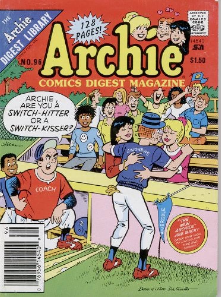 ARCHIE COMICS DIGEST MAGAZINE 128 PAGES 1889 # 96  .