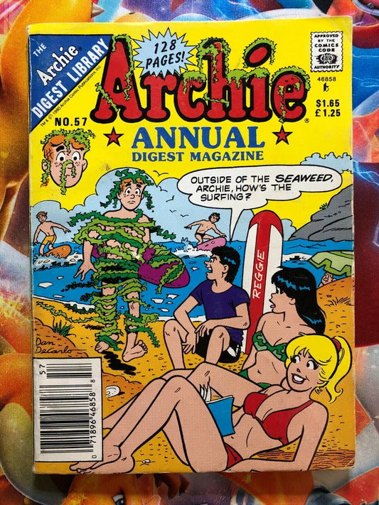 ARCHIE ANNUAL COMICS DIGEST MAGAZINE 128 PAGES  # 57