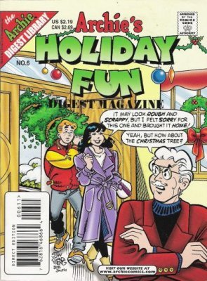 ARCHIE HOLIDAY FUN   COMICS DIGEST MAGAZINE 128 PAGES  # 6