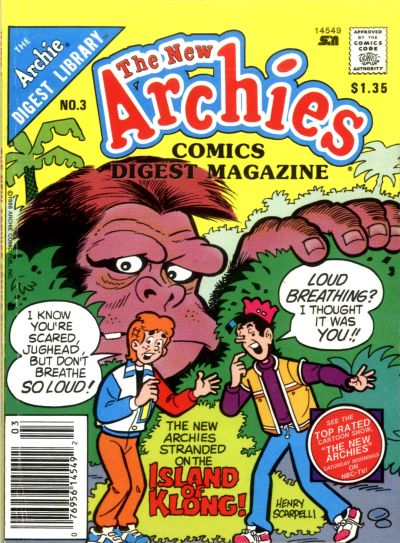 THE NEW ARCHIE COMICS DIGEST MAGAZINE 128 PAGES  # 3