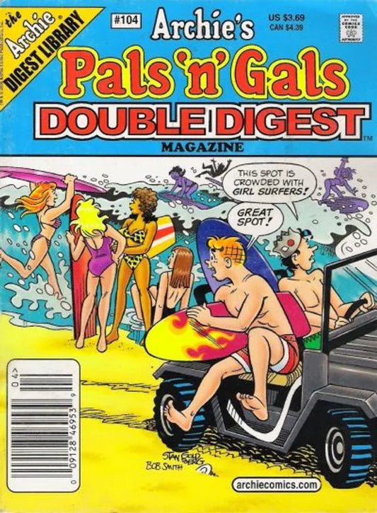 ARCHIE PALS ' N; GALS DOUBLE  DIGEST MAGAZINE  PAGES  # 104   2000