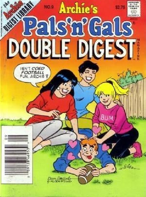 ARCHIE PALS ' N; GALS DOUBLE  DIGEST MAGAZINE  PAGES  # 9