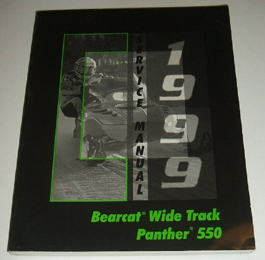 ARCTIC CAT 1999 SNOWMOBILE Bearcat Wide Track / Panther 550 Service Manual  2255-946  #B55