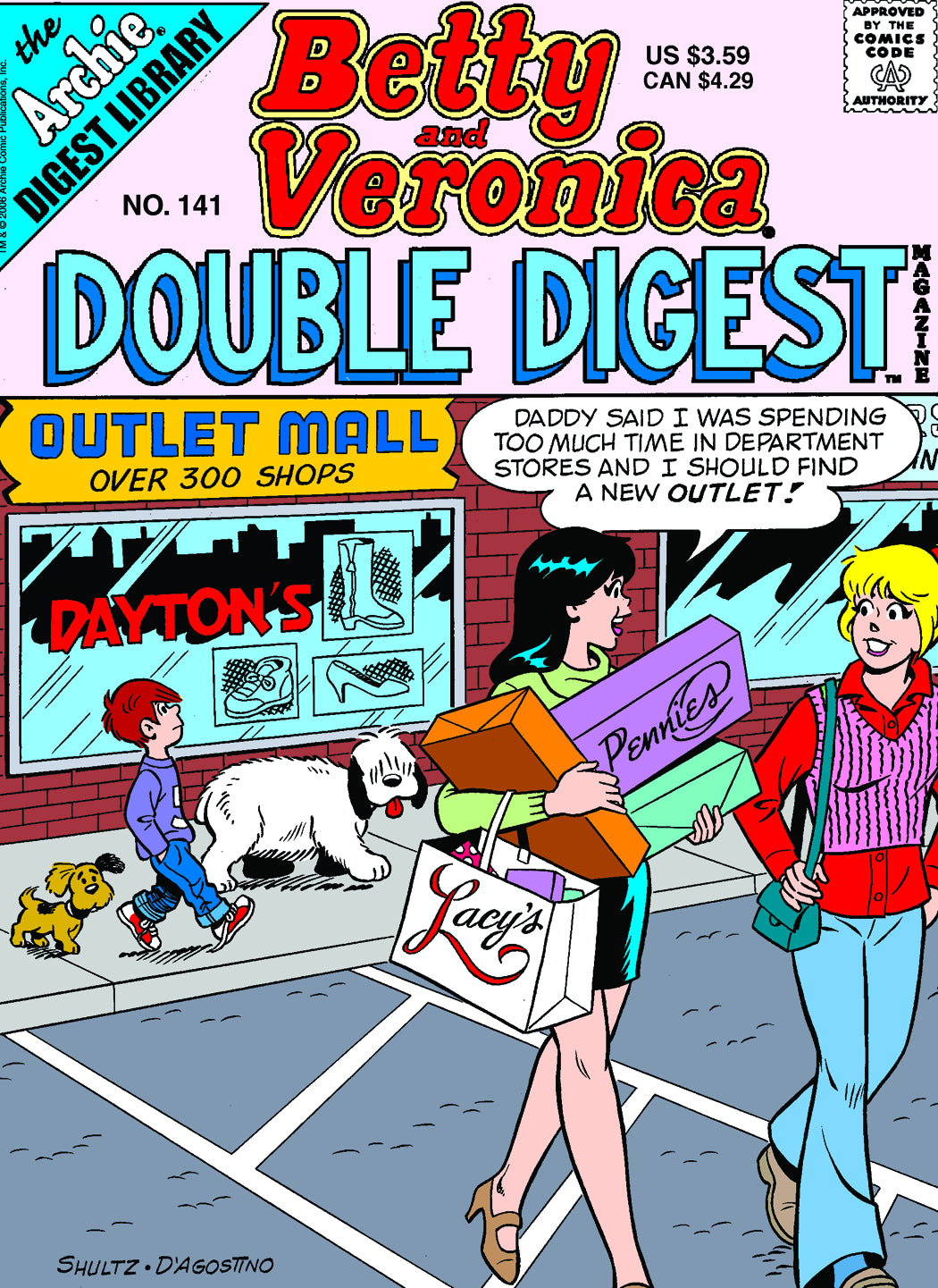 BETTY AND VERONICA  DOUBLE DIGEST MAGAZINE 256 PAGES  # 141