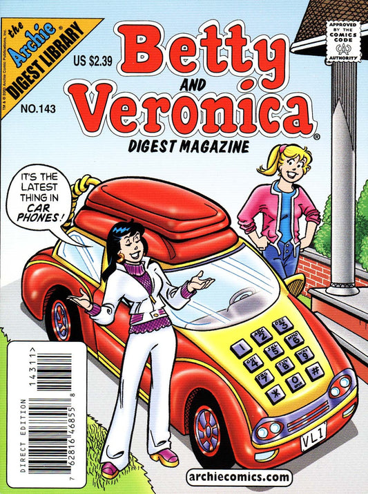 BETTY & VERONICA  DIGEST MAGAZINE 128 PAGES  # 143