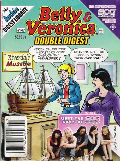 BETTY AND VERONICA  DOUBLE DIGEST MAGAZINE 256 PAGES  # 147