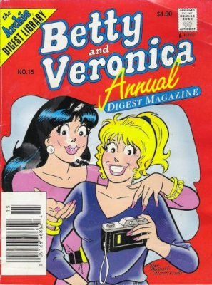 BETTY & VERONICA  DIGEST MAGAZINE 128 PAGES  # 15   .