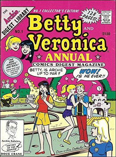 BETTY & VERONICA ANNUAL ANNUAL  DIGEST MAGAZINE 128 PAGES  # 1