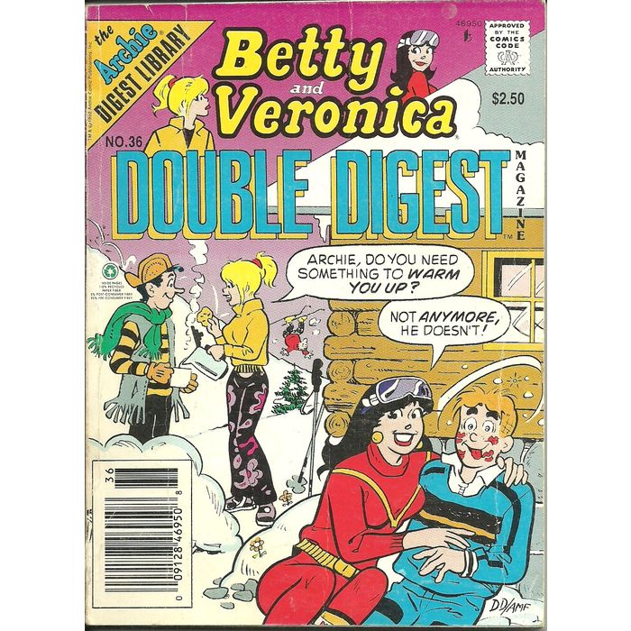 BETTY AND VERONICA  DOUBLE DIGEST MAGAZINE 256 PAGES  # 36