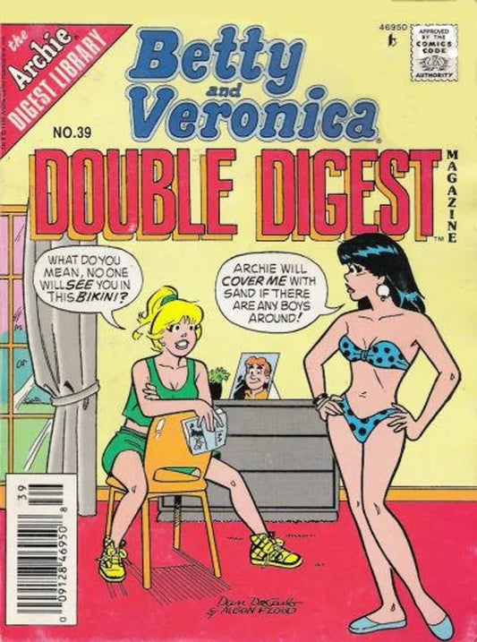 BETTY AND VERONICA  DOUBLE DIGEST MAGAZINE 256 PAGES  # 39