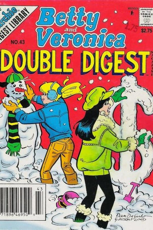 BETTY AND VERONICA  DOUBLE DIGEST MAGAZINE 256 PAGES  # 43