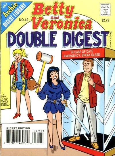 BETTY AND VERONICA  DOUBLE DIGEST MAGAZINE 256 PAGES  # 49