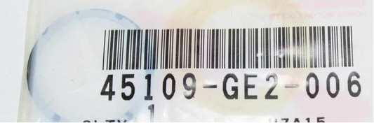 HONDA BRAE CALIPR DUST SEAL 45109 -GF2-006