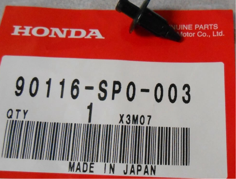 HONDER BUMPER SEAL  CLIP  90116-SP0-003