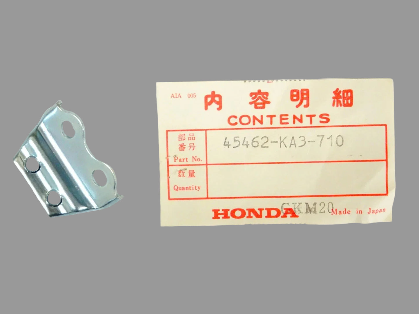 HONDA CR XR FRONT BRAKE CABLE CLAMP  45462-KA3-70