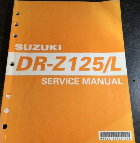 SUZUKI DR-Z125/L K3 2003 Service Manual  99500-41120-01E  #B116