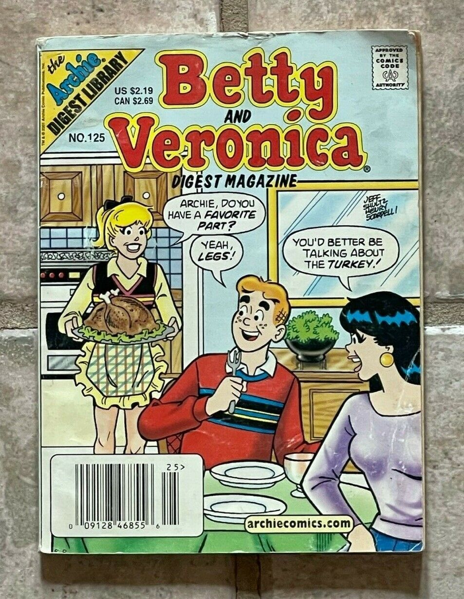 BETTY & VERONICA  DIGEST MAGAZINE 128 PAGES  # 125