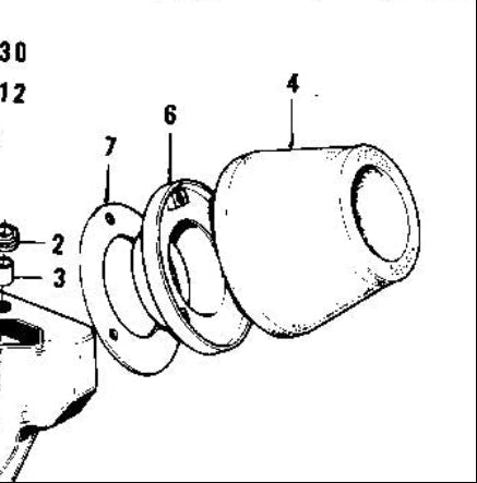 KAWASAKI F11M Air Cleaner  Gasket  11017-010