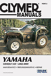 YAMAHA CLYMER  M285 2002 - 2007 GRIZZELY 660 SERVICE MANUAL