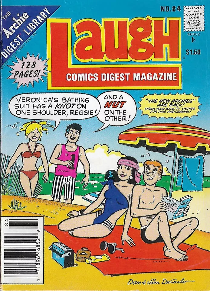 LAUGH  COMICS DIGEST MAGAZINE 128 PAGES  # 84