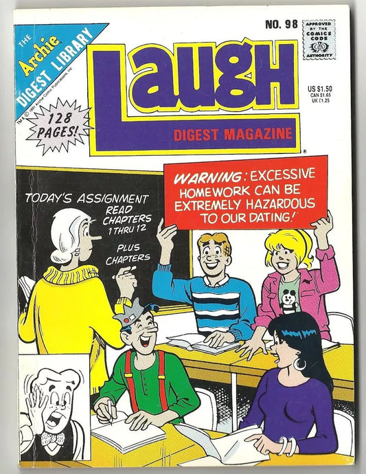 LAUGH  COMICS DIGEST MAGAZINE 128 PAGES  # 98