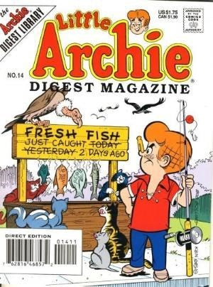 LITTLE ARCHIE COMICS DIGEST MAGAZINE 128 PAGES  # 14