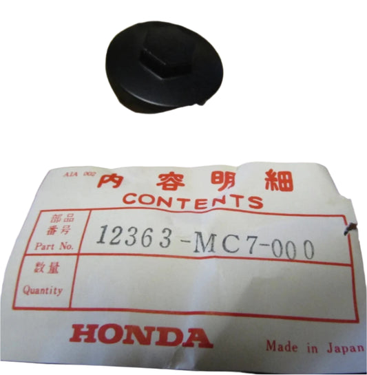 HONDA VALVE COVER CAP / TIMING MARK CAP 12363-MC7-000